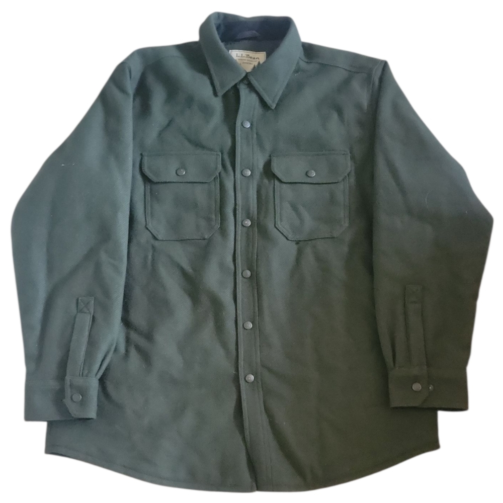 L.L. Bean Green Shirt Jacket